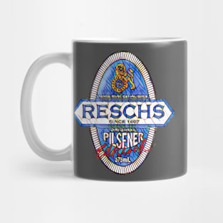 RESCHS PILSENER Beer Label Mug